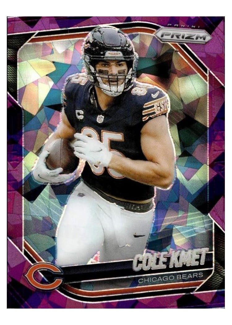 2025 Panini Prizm Base Set Cole Kmet #112 card