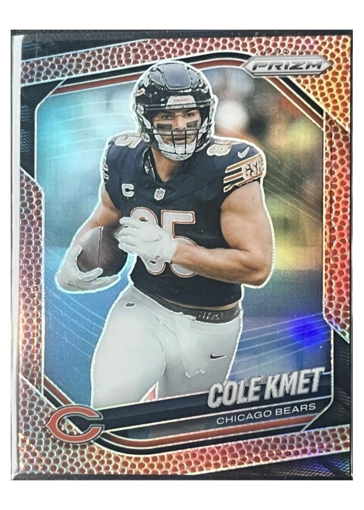 2025 Panini Prizm Base Set Cole Kmet #112 card