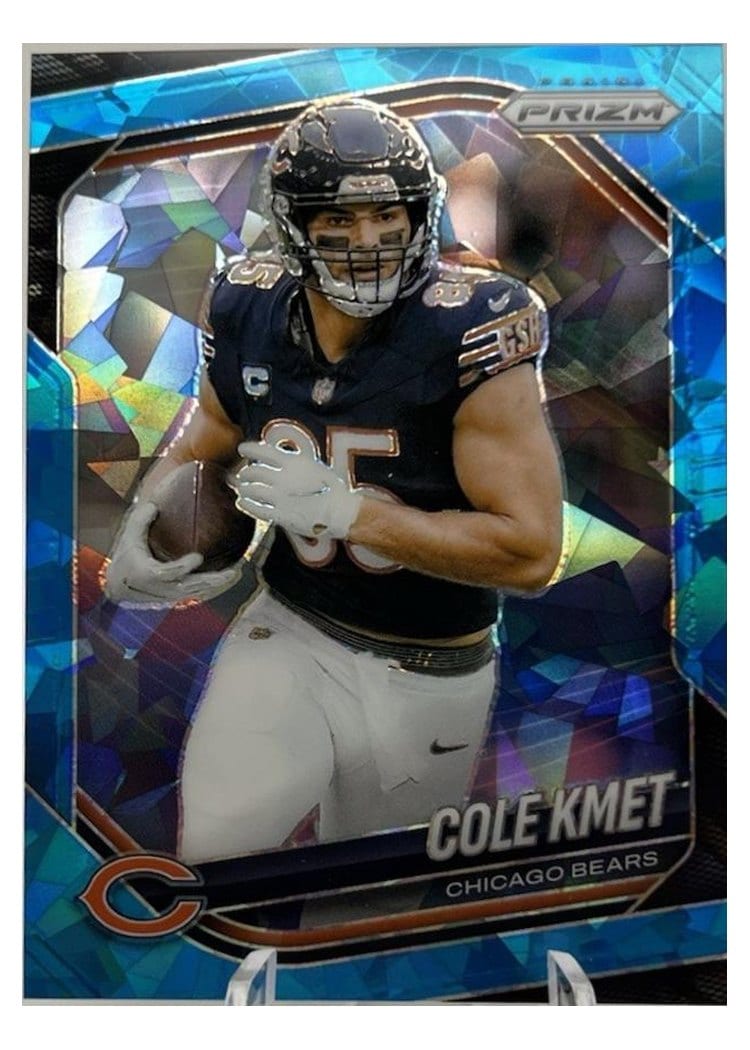 2025 Panini Prizm Base Set Cole Kmet #112 card
