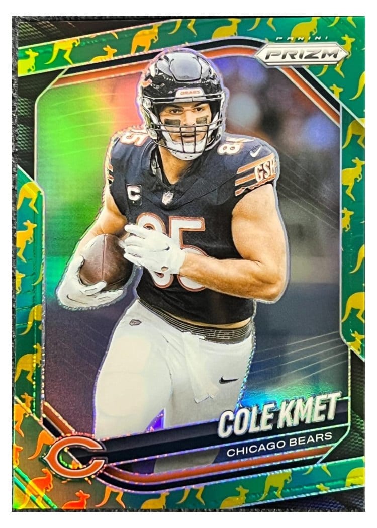 2025 Panini Prizm Base Set Cole Kmet #112 card