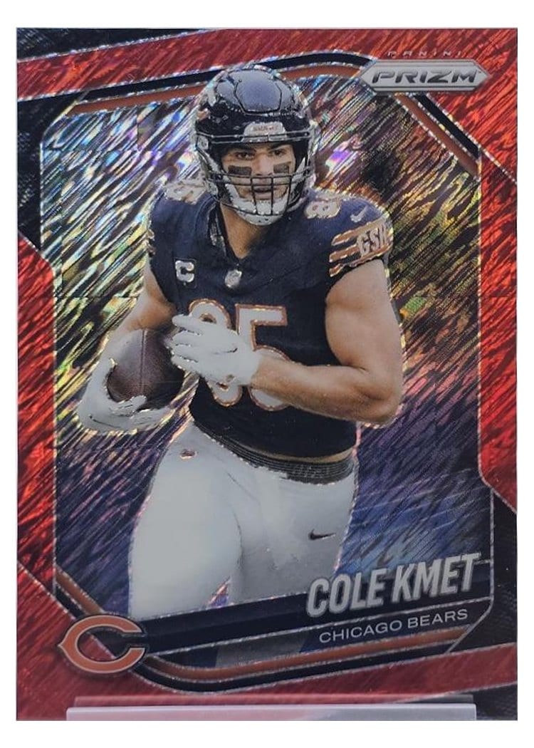 2025 Panini Prizm Base Set Cole Kmet #112 card