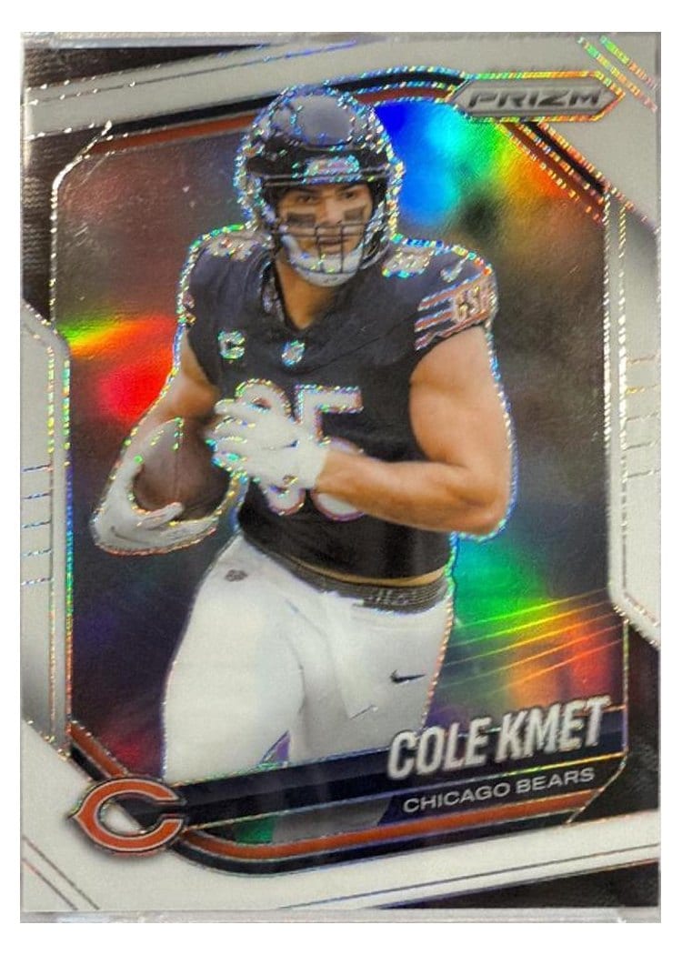 2025 Panini Prizm Base Set Cole Kmet #112 card