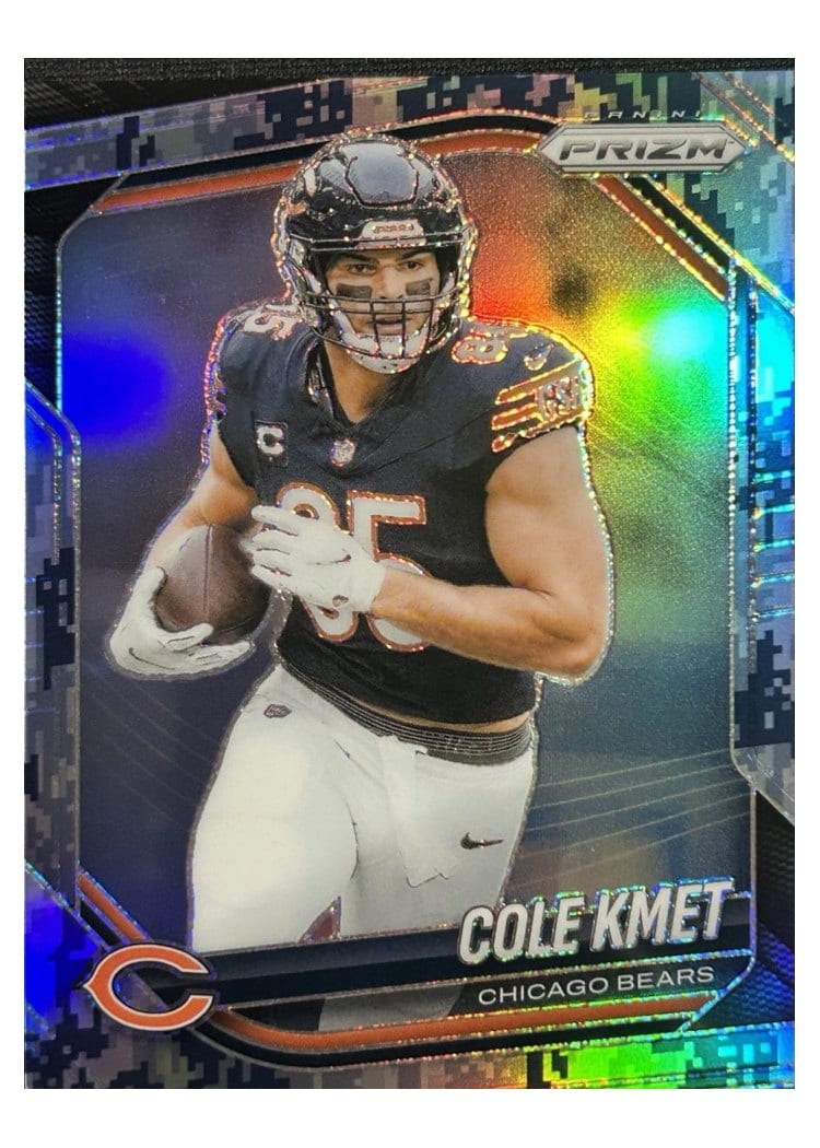 2025 Panini Prizm Base Set Cole Kmet #112 card