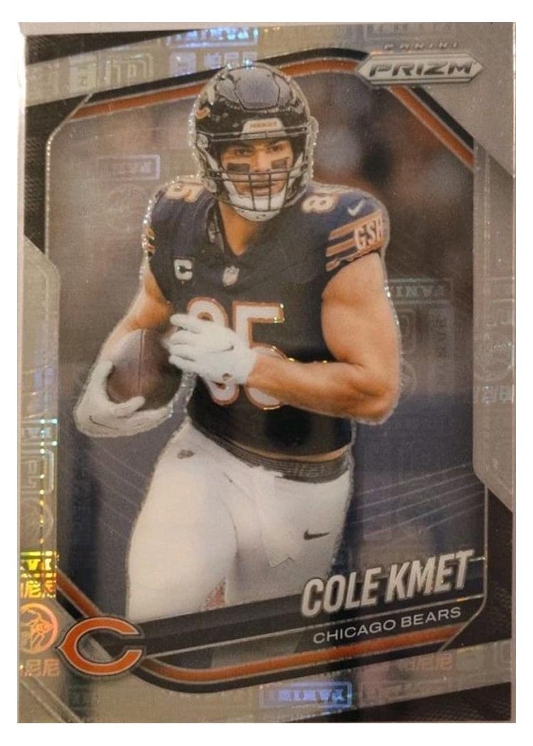 2025 Panini Prizm Base Set Cole Kmet #112 card