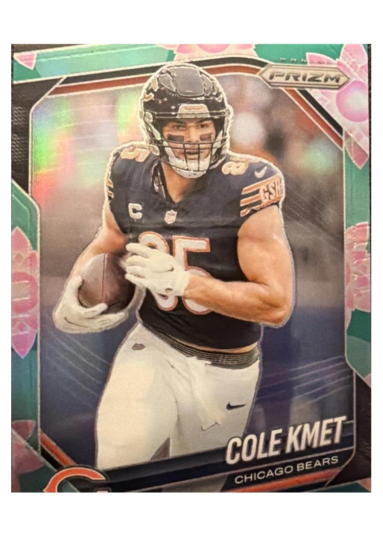 2025 Panini Prizm Base Set Cole Kmet #112 card