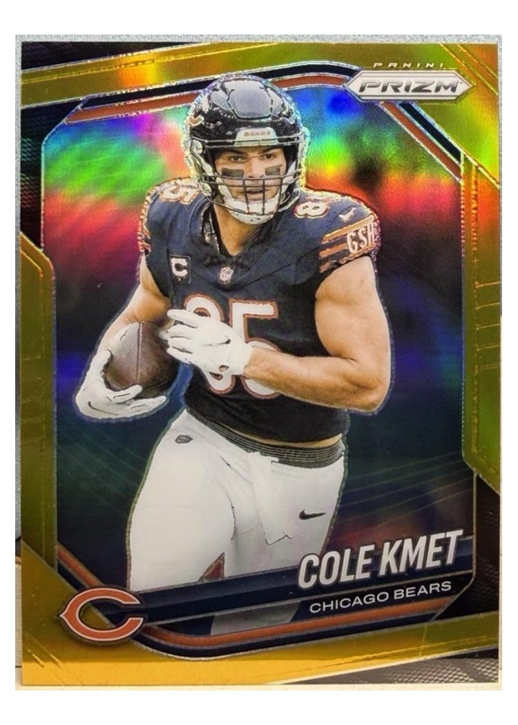 2025 Panini Prizm Base Set Cole Kmet #112 card