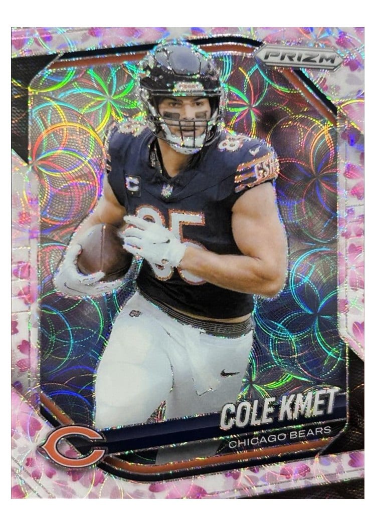 2025 Panini Prizm Base Set Cole Kmet #112 card