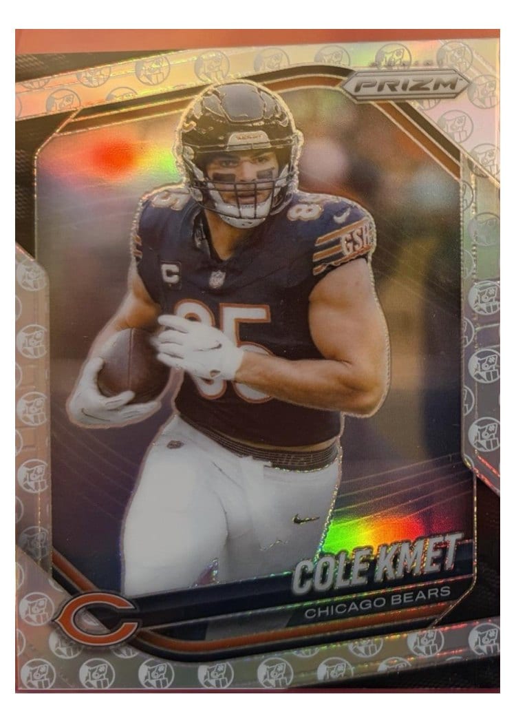2025 Panini Prizm Base Set Cole Kmet #112 card