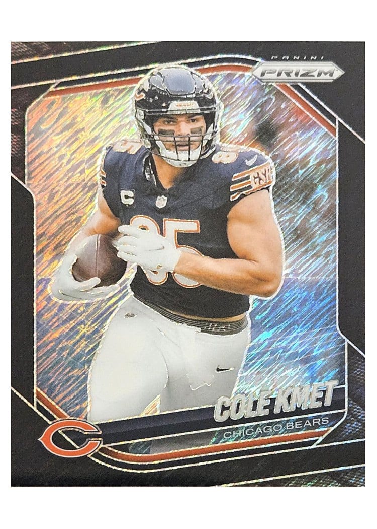 2025 Panini Prizm Base Set Cole Kmet #112 card