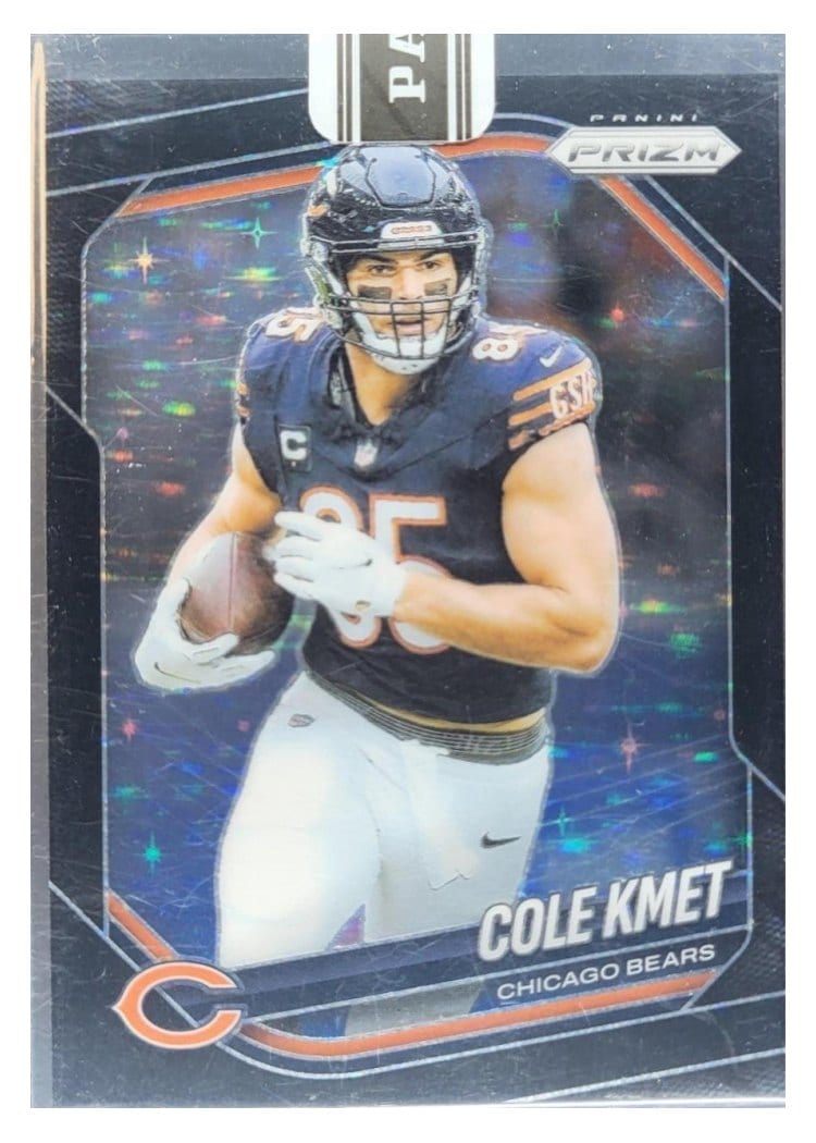 2025 Panini Prizm Base Set Cole Kmet #112 card