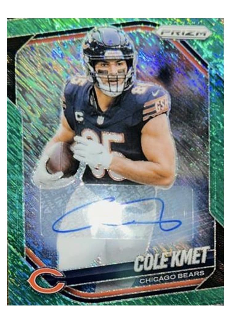2025 Panini Prizm Base Set Cole Kmet #112 card