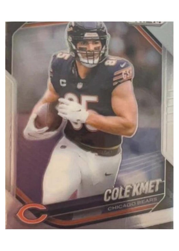 2025 Panini Prizm Base Set Cole Kmet #112 card