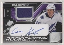 2022-23 SPx Rookie Autograph Jersey Cole Koepke #CK card