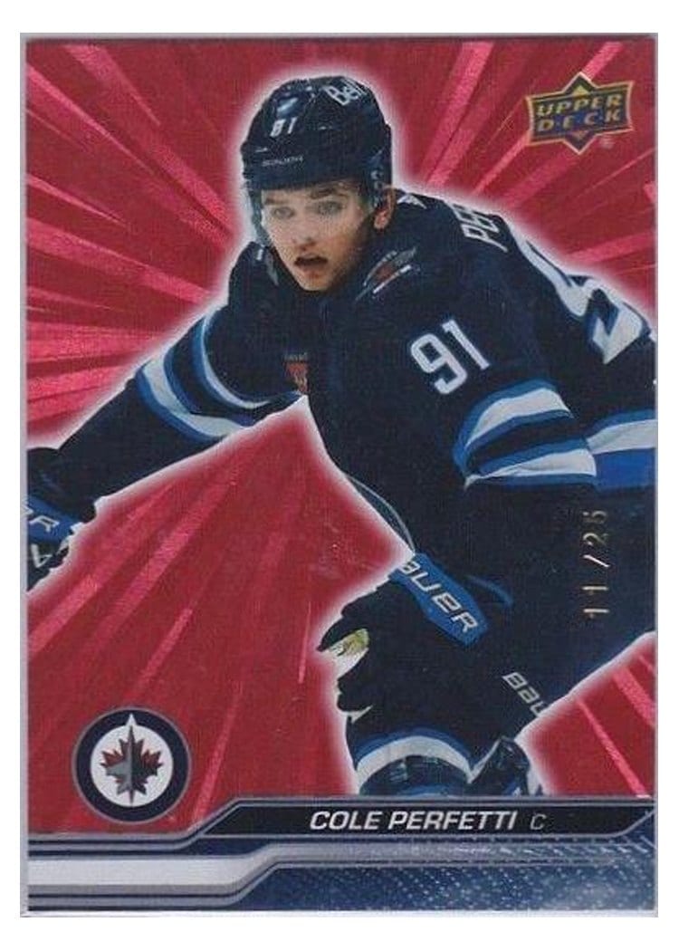 2023-24 Upper Deck Base Set Cole Perfetti #198 card