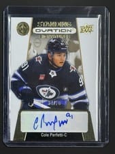 2023-24 Upper Deck Ovation Standing Ovation Signatures Cole Perfetti #SOS-CP card
