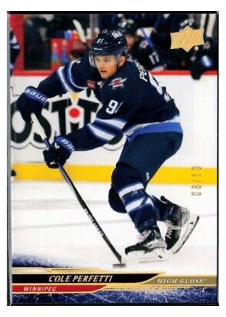 2024-25 Upper Deck Base Set Cole Perfetti #197 card