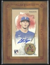 2023 Topps Allen & Ginter X Framed Mini Autographs Cole Ragans #MA-CR card