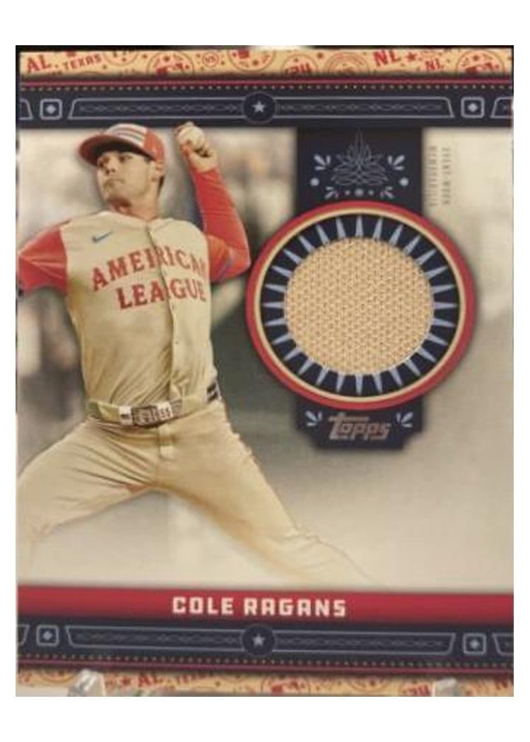 2024 Topps Update All-Star Stitches Relics Cole Ragans #ASR-CR card