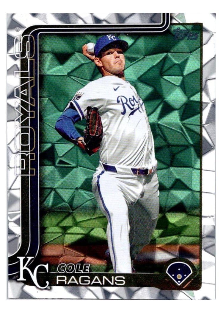 2025 Topps Base Set Cole Ragans Diamante Foil #169 card