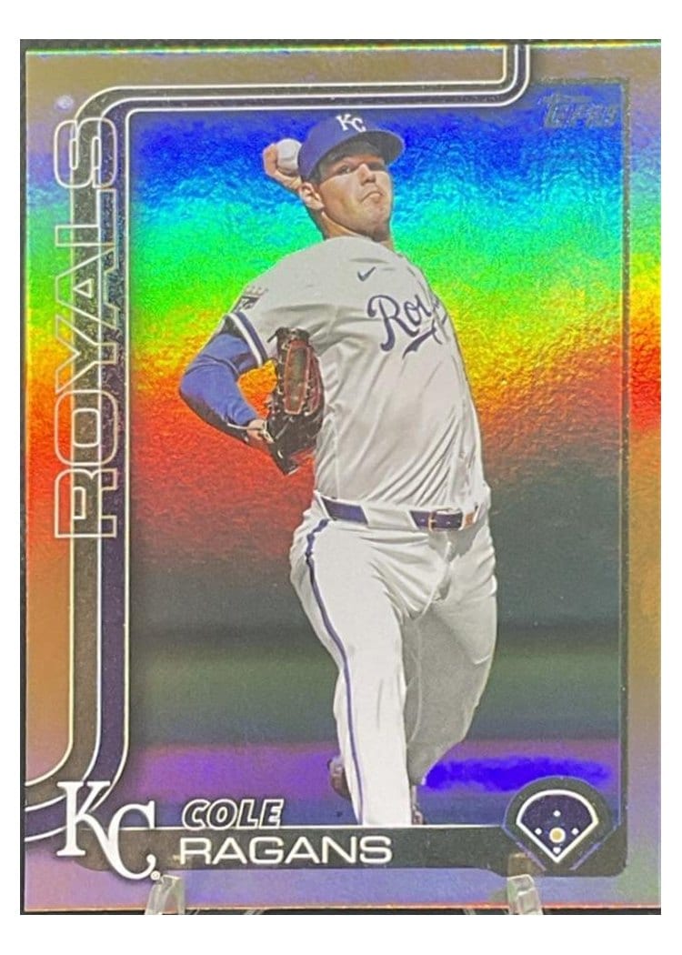 2025 Topps Base Set Cole Ragans Gold Rainbow #169 card