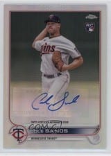 2022 Topps Chrome Update Autograph Cole Sands #AC-CSA card