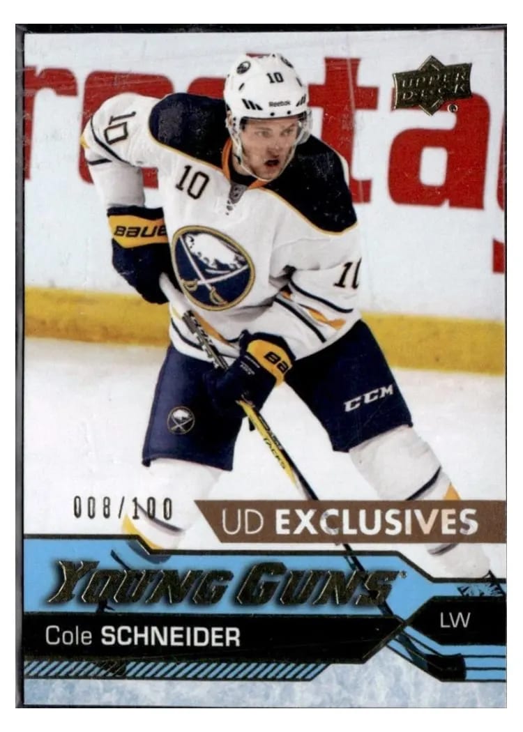 2016 SP Authentic Upper Deck Update Cole Schneider #517 card