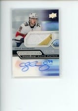 2021-22 Upper Deck Premier Acetate Rookie Autograph Patch Cole Schwindt #AR-SC card