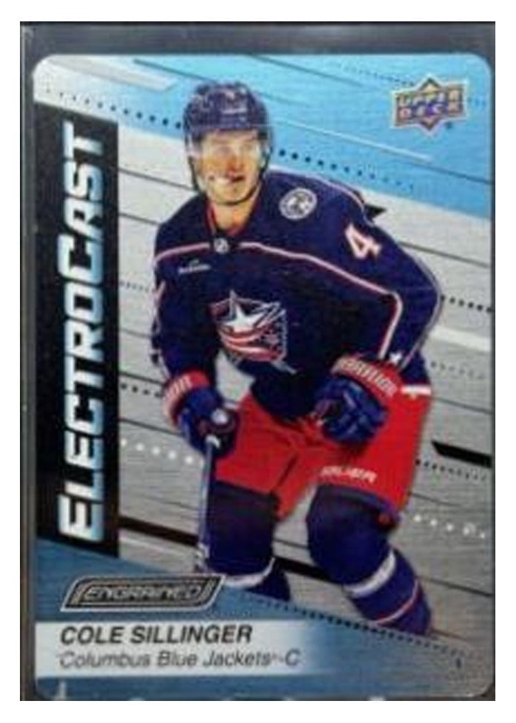 2023-24 Upper Deck Engrained ElectroCast Metal Cole Sillinger #EC-3 card