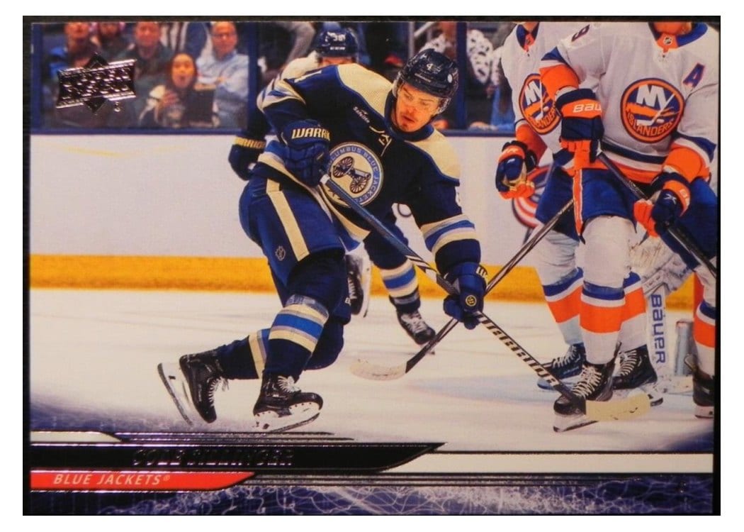 2024-25 Upper Deck Base Set Cole Sillinger #58 card