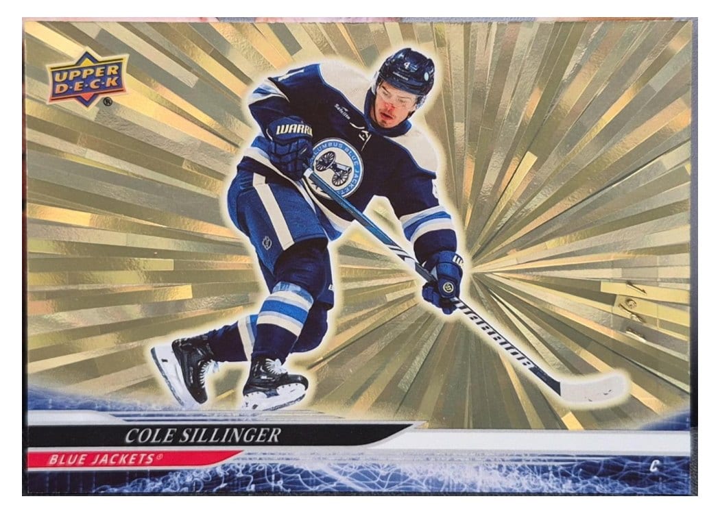 2024-25 Upper Deck Base Set Cole Sillinger #58 card