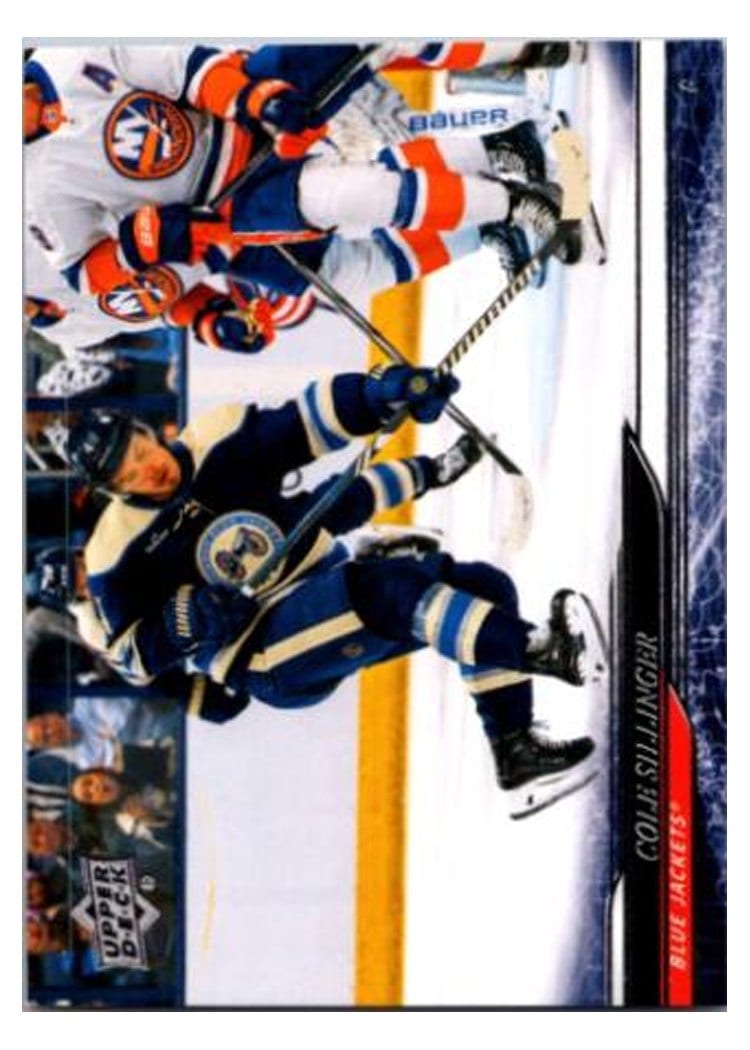 2024-25 Upper Deck Base Set Cole Sillinger #58 card
