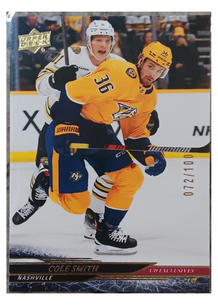 2024-25 Upper Deck Base Set Cole Smith #345 card