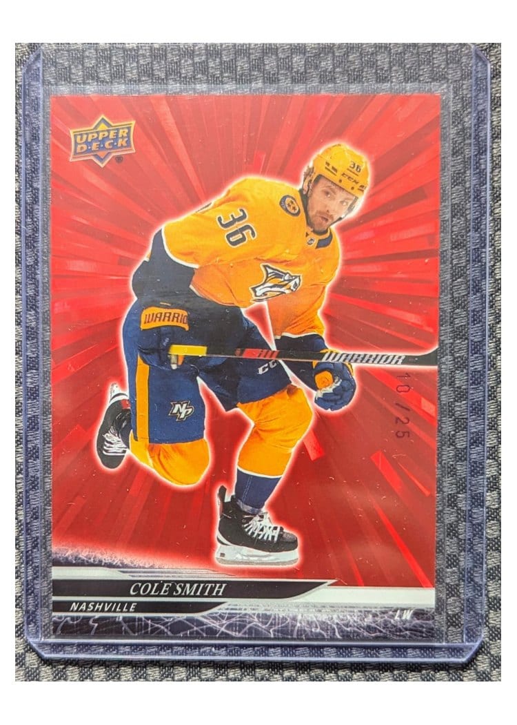 2024-25 Upper Deck Base Set Cole Smith #345 card