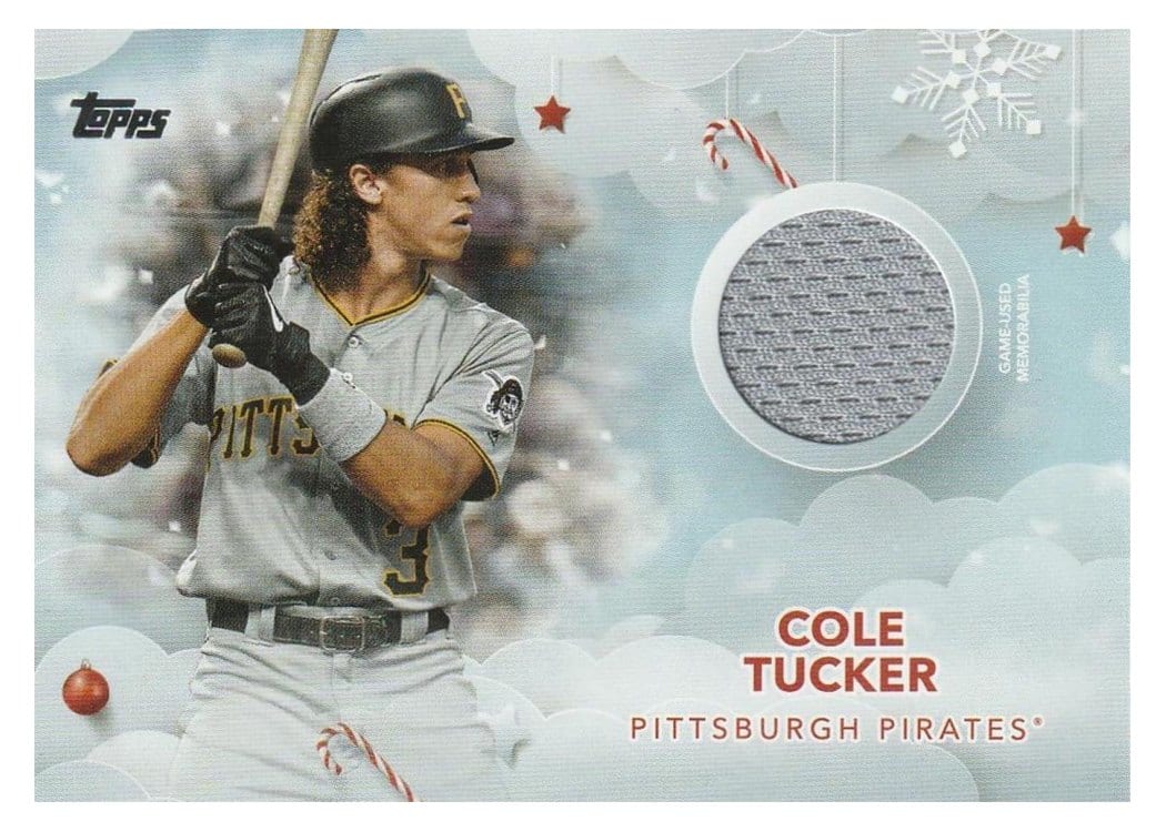 2020 Topps Holiday Relics Cole Tucker #WHR-CT card