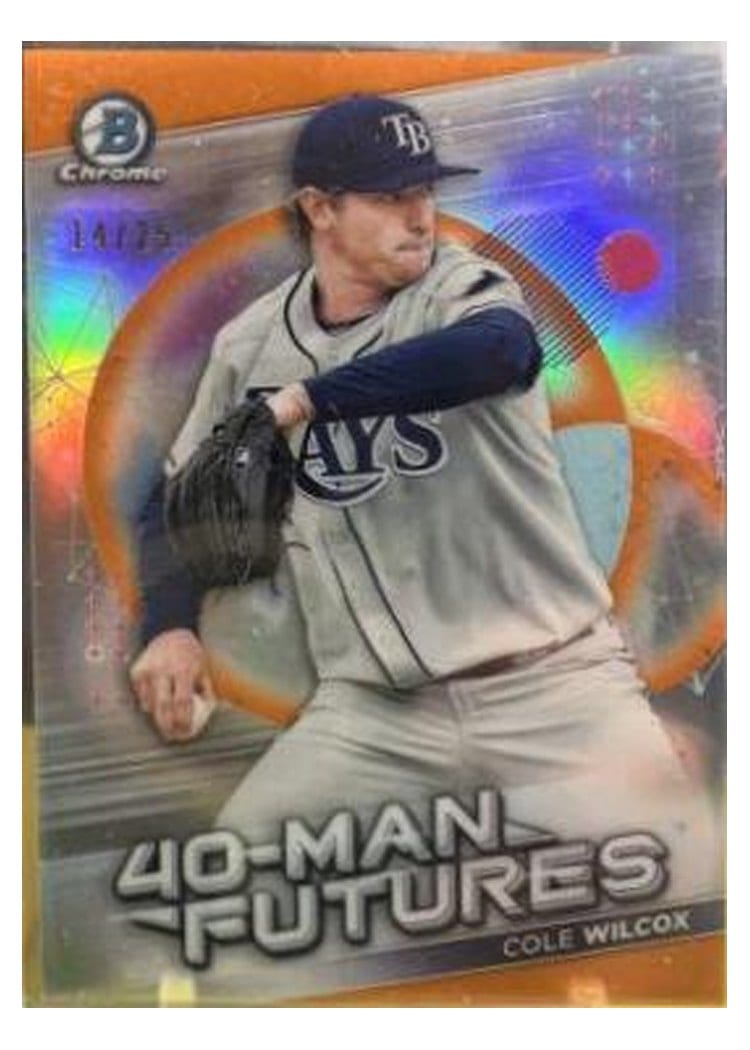 2021 Bowman Chrome 40-Man Futures Cole Wilcox #FMF-23 card