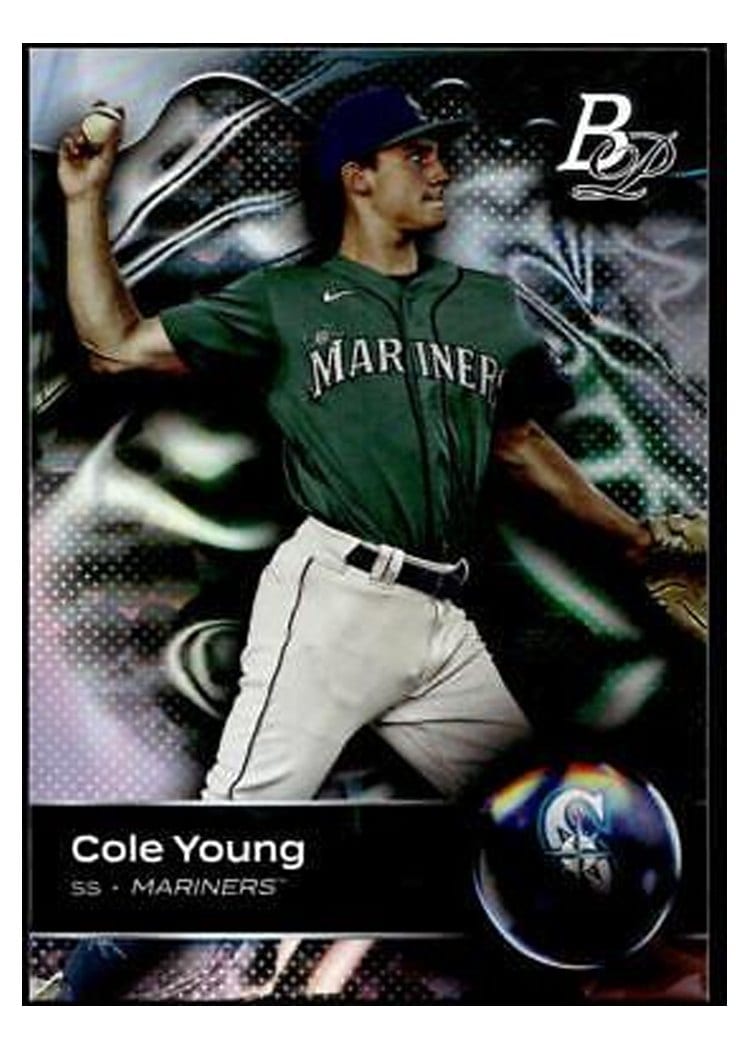 2023 Bowman Platinum Top Prospects Cole Young #TOP-15 card