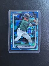 2024 Bowman Sapphire Edition Base Set Cole Young #BCP-112 card