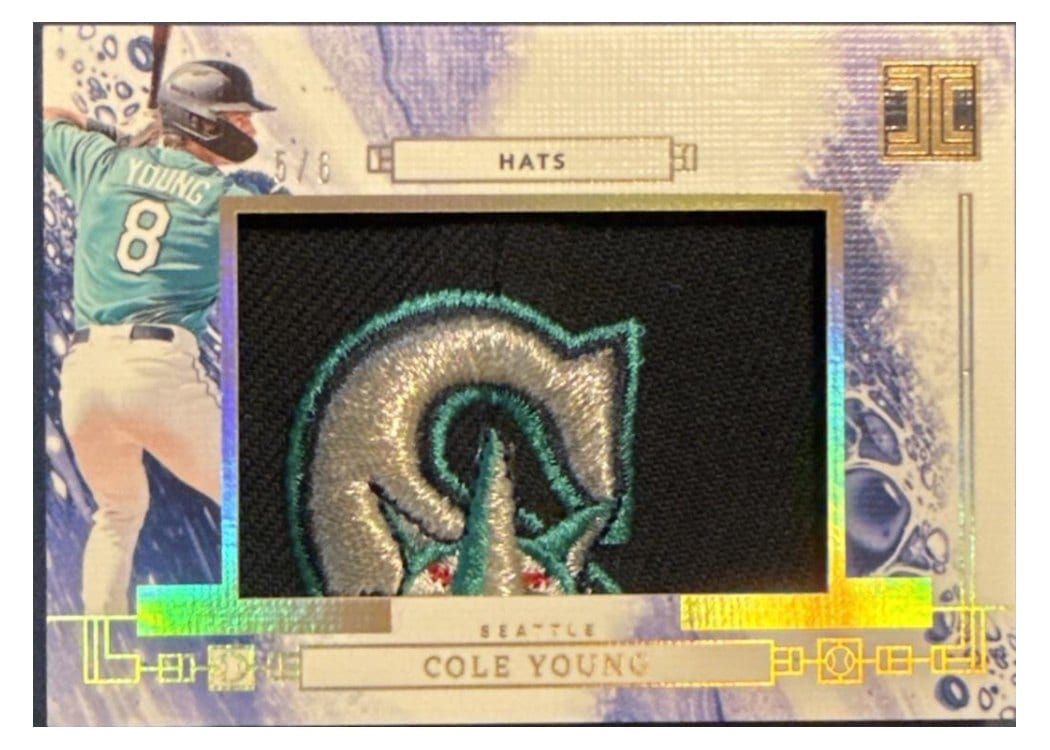 2024 Panini Impeccable Jumbo Patches Cole Young #JP-CY card