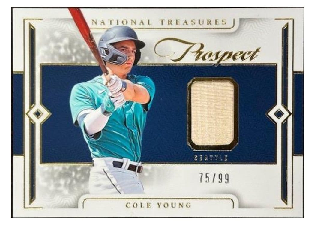 2024 Panini National Treasures Prospect Lumber Cole Young #21 card