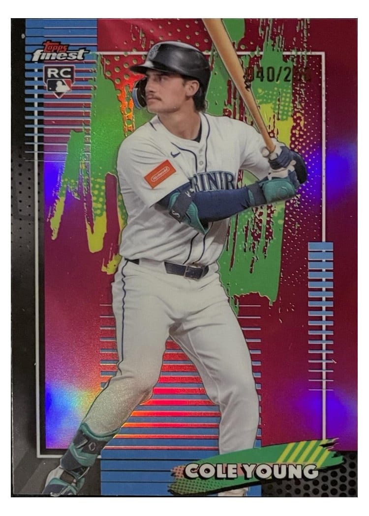 2026 Topps Finest Cole Young #57 card