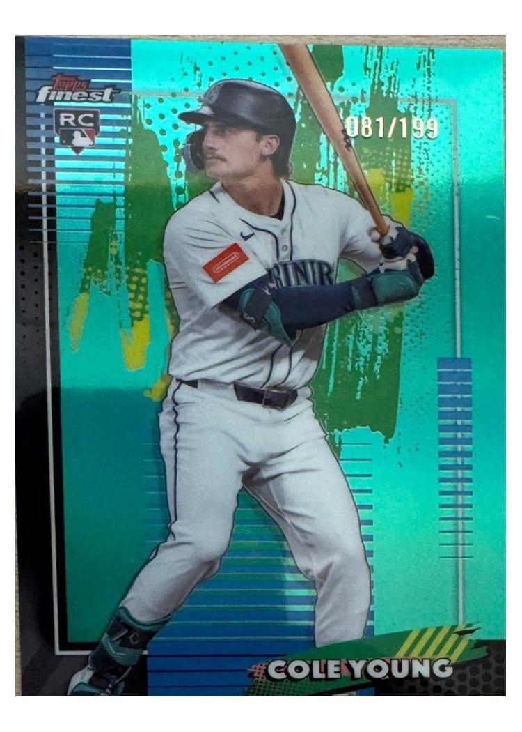 2026 Topps Finest Cole Young #57 card