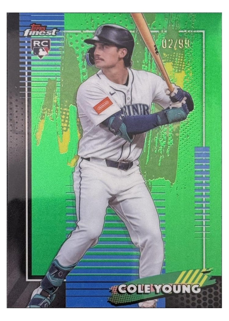 2026 Topps Finest Cole Young #57 card
