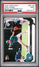 2026 Topps Now Road to Opening Day Base Set Cole Young #OD-135 card