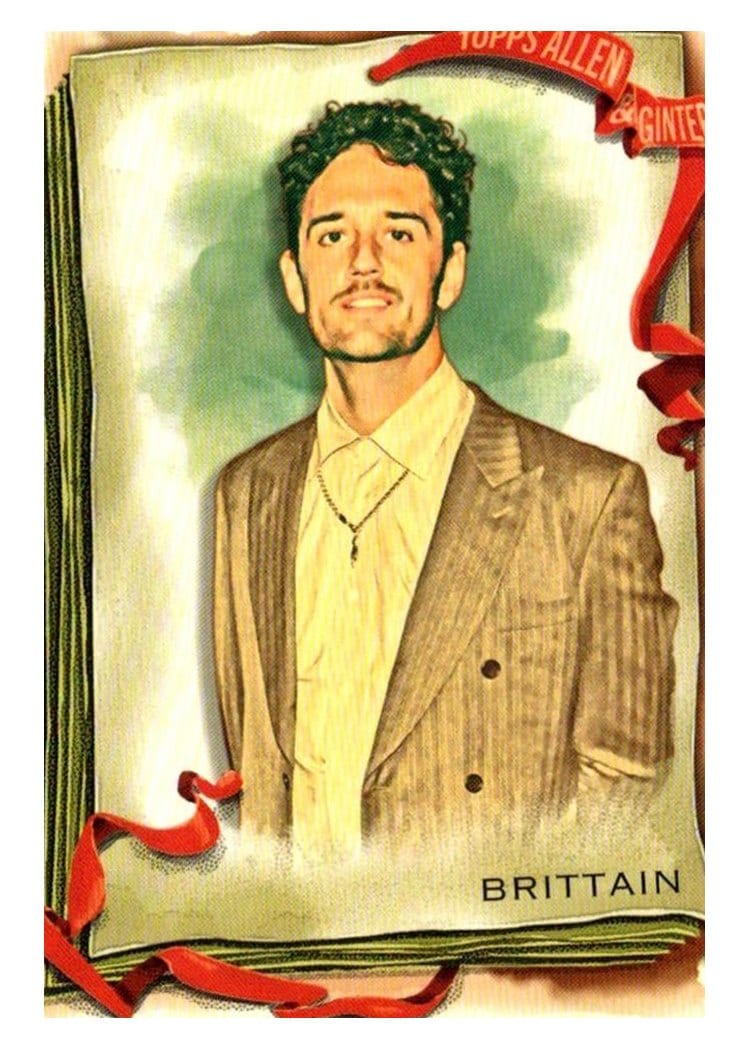 2026 Topps Allen & Ginter Colin Brittain #283 card