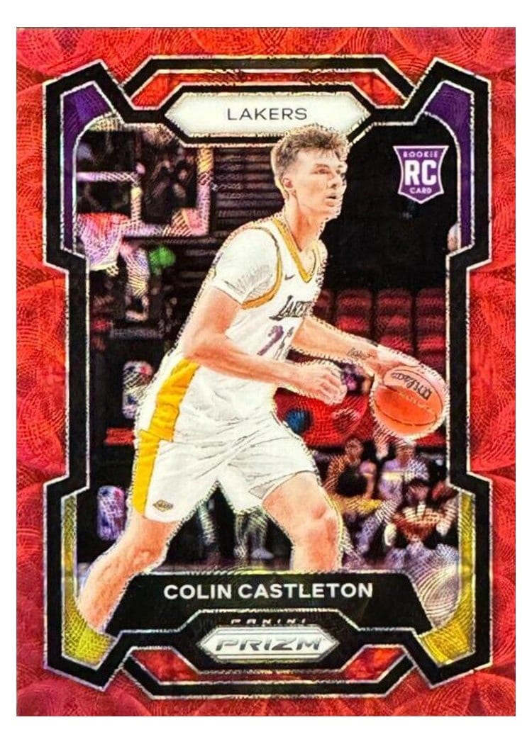 2023-24 Panini Prizm Base Set Colin Castleton #287 card