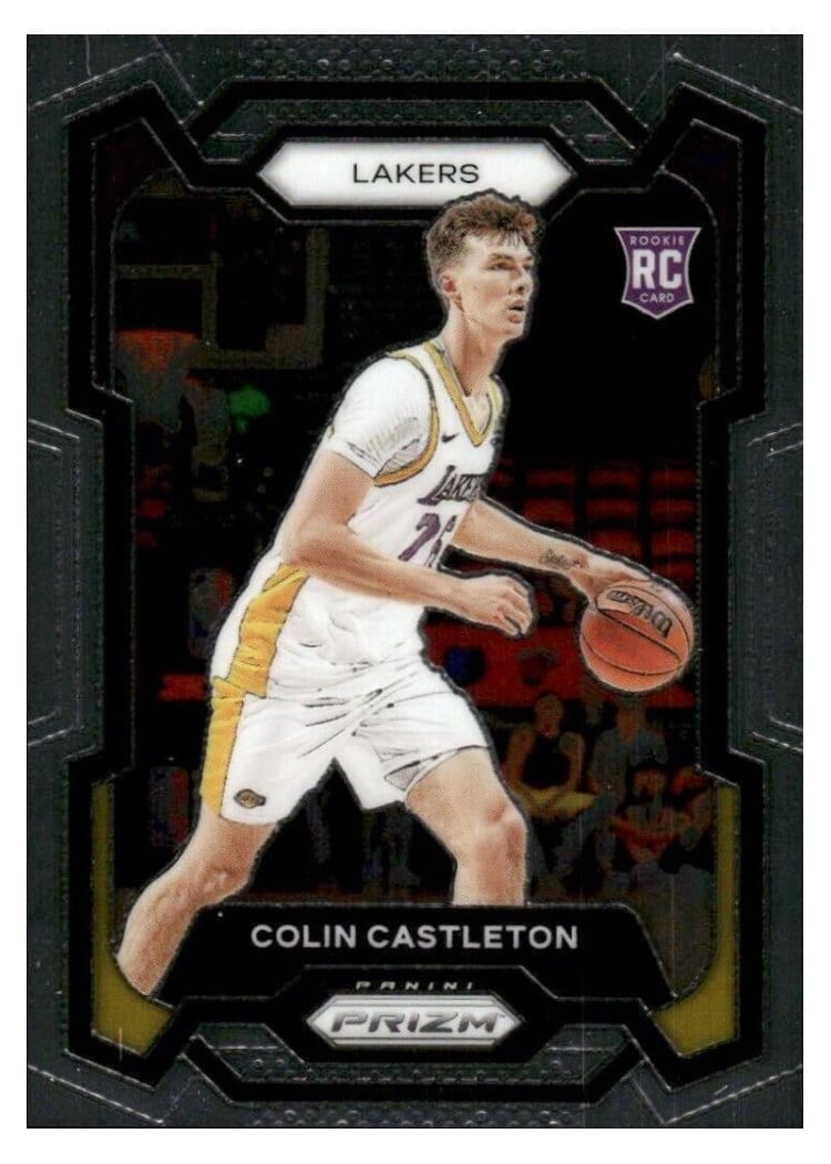 2023-24 Panini Prizm Base Set Colin Castleton #287 card