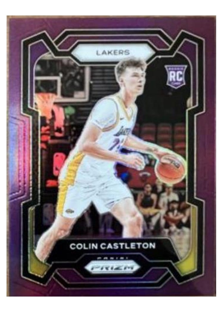 2023-24 Panini Prizm Base Set Colin Castleton #287 card
