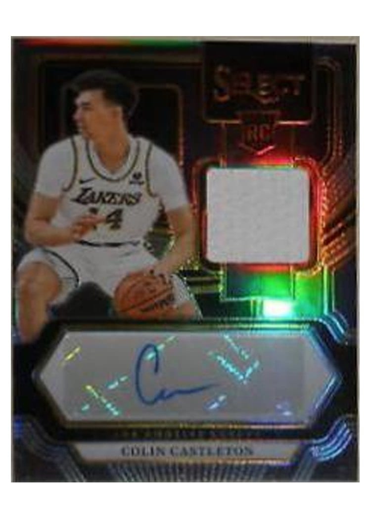 2023-24 Panini Select Rookie Jersey Autographs Colin Castleton #RJ-CAS card
