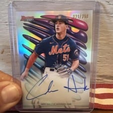 2023 Bowman's Best Shellacked Autographs Colin Houck #SHA-CH card