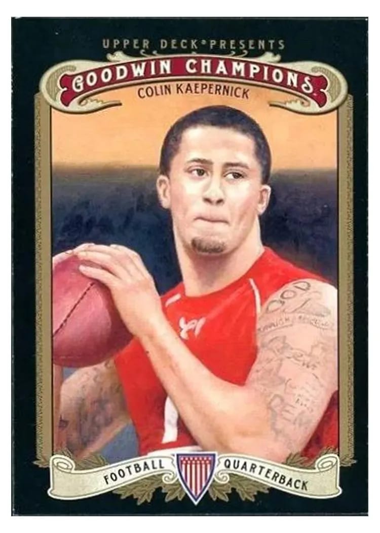 2012 Upper Deck COLIN KAPERNICK #48 card